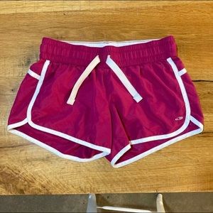 Magenta pink white Champion shorts pants athletic